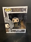 FUNKO POP ! JON SNOW 72 GAME OF THRONES DAMAGED BOX A02