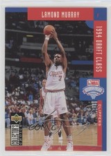 1994-95 Collector's Choice Draft Class Silver Foil Signature Lamond Murray 0kb0