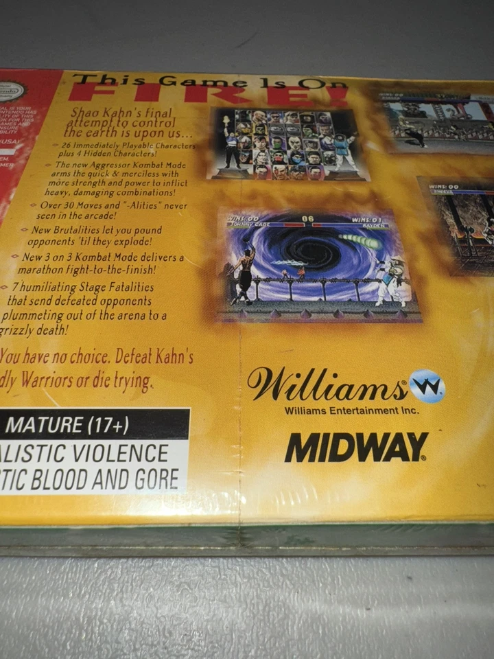 New Sealed Mortal Kombat Trilogy Nintendo 64 - Read Description. - Image 4 of 4