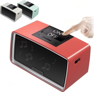 Simple Music Player for Dementia Alzheimer's Seniors 32GB One-Touch MP3 Box Red