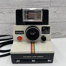 Vintage Polaroid OneStep Camera ITT Magicflash Untested Parts.