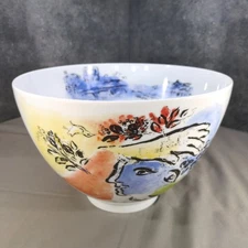 Bernardaud Limoges France "Le Ciel Bleu" Salad Bowl 10.5" – Marc Chagall