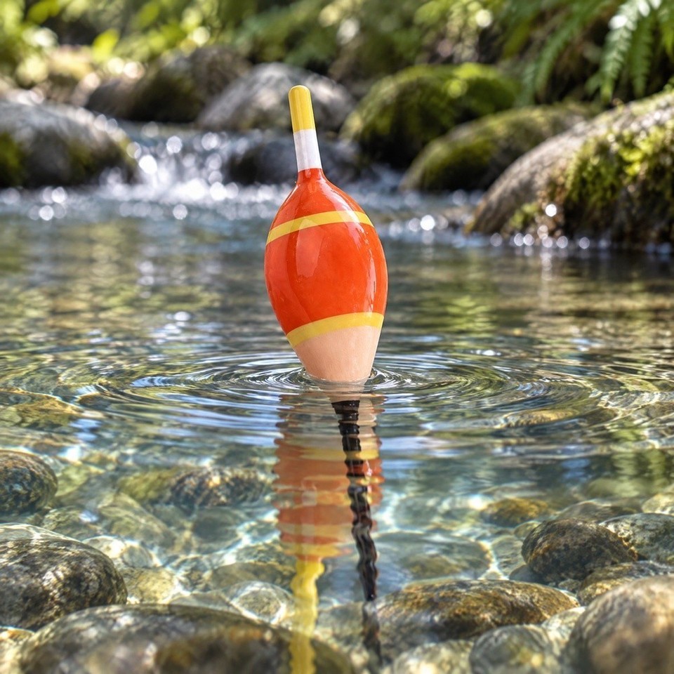 Water Drop Belly Float For Nano Foam 38mm 0.4g for Stream and For Camp ...