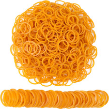 Rubber Bands Mini 1200Pcs Yellow Small Rubber Band Mini Soft Elastic Bands for B