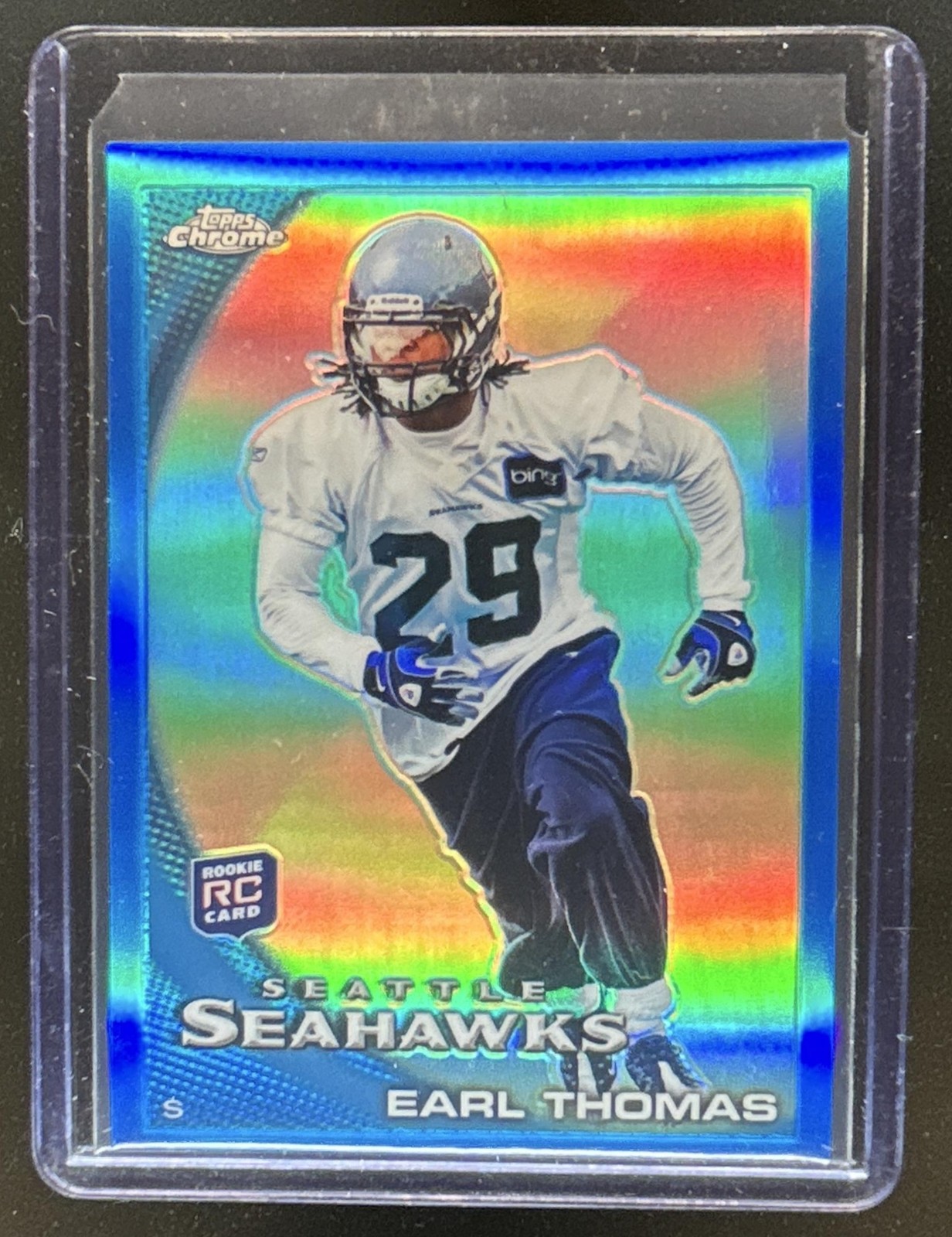 Earl Thomas Topps Chrome #C135 Blue Refractor