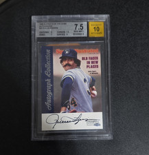 1998 SI Greats of the Game Autographs Rollie Fingers Brewers #23 BGS 7.5 A10