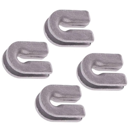 Set Di 8 Occhielli Per Binari,Per Binario Per Tubazioni 5/6 Mm - 7/8 Mm