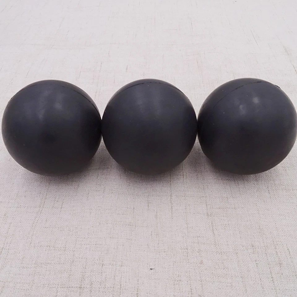 Sfere di gomma solide Bouncy Ball rotonde nere sfere di gomma sfere per valvole Ø1 mm-160 mm - Immagine 3 di 4