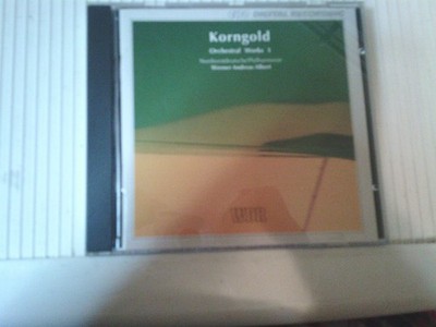 Korngold Orchestral Works 1 CD Werner Andreas Albert Cpo