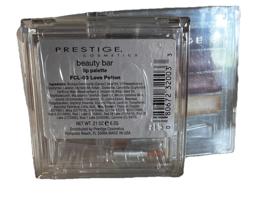Prestige Beauty Bar Lip Palette FCL-03 Love Potion Lot Of 2, Sealed - Image 2 of 2