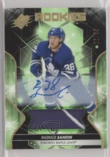 2019-20 SPx Rookies Premium Material Autos 6/35 Rasmus Sandin #76 Auto o0w