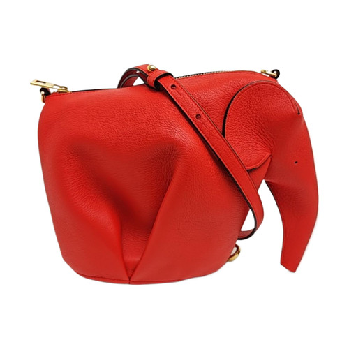 LOEWE Animals Crossbody bags Leather Red Free Shipping | Duties Paid