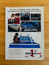 1979 Print Ad Doug Thorley Headers Roll Bar Bumpers Sexy Girl Chevy Truck