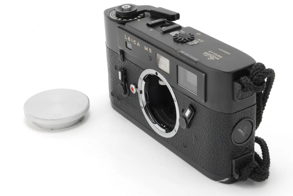 Cámara fotográfica telémetro Leica Leitz M5 Late 3 orejetas CLA'd [excelente como nueva] de JAPÓN Foto 3 de 4