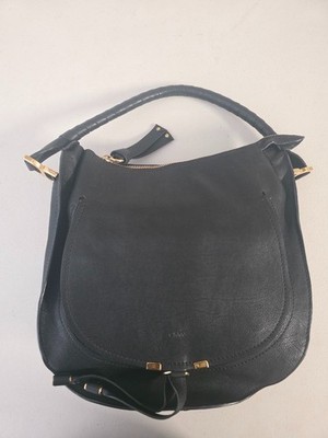 Authentic Pre-owned Chloe Marcie Hobo Shoulder Handbag - Black