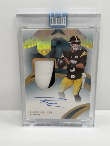 2024 Panini Eminence Football /5 Patch Auto Russell Wilson PA-RWI