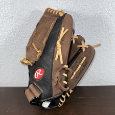 Rawlings RL125B Renegade Black Brown Leather Right Hand Mitt Glove RHT 12.5"
