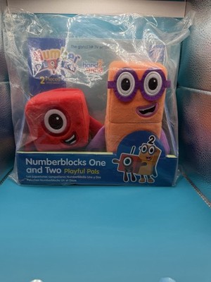 hand2mind Numberblocks One & Two Playful Pals, Plush Figure Toys, Brand New