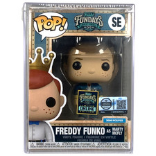 Funko Pop Cave FREDDY FUNKO as Marty McFly LE ROYALT 3000 pcs QUEST FOR GRAIL