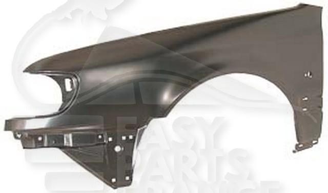 Aile avant gauche Audi A6 1995 1996 carrosserie de rechange avec emplacement feu latéral
