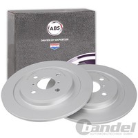2X A.B.S. Bremsscheiben 278Mm Hinten Passend FüR Daihatsu Charade Toyota Yaris