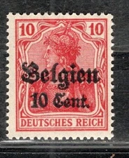 GERMANY  STAMPS DEUTSCHES REICH OVERPRINT BELGIUM MINT NEVER HINGED LOT 1314CD
