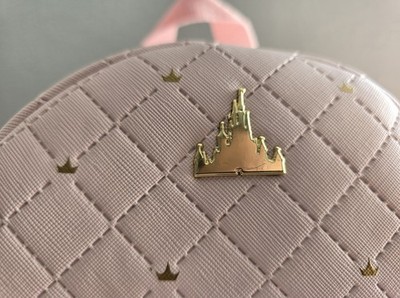 disneyland rose gold mini backpack Disney Parks Minnie Mouse Sequined Backpack- Loungefly  Harmony Homes backpack approximately measures 9 NWOT Rose Gold Sequin Loungefly