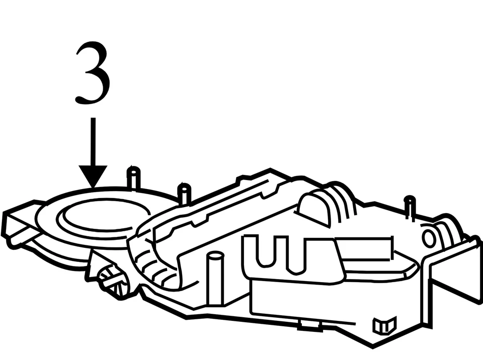2003 Chevrolet Silverado GMC Sierra HVAC Unit Case Loaded Used 89023357 OEM - Imagem 2 de 4
