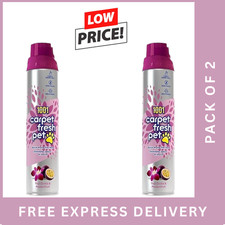 1001 Carpet Fresh Pet Thai Orchid & Passionfruit 300ml (Pack of 2)