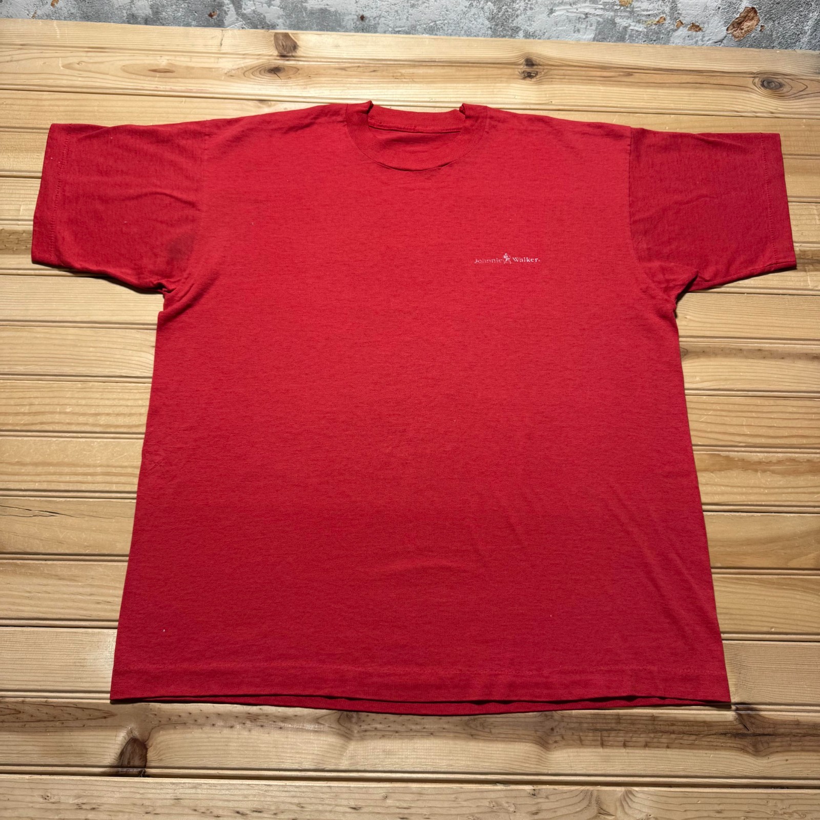 Vintage 90s Johnnie Walker Scotch Whisky Single Stitch Promo T-Shirt Men's XL
