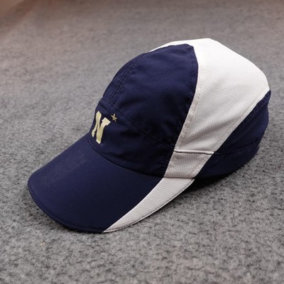 Nike Hat Cap Strapback Dri Fit Tailwind Featherlight 7 Panel Navy Midshipman VTG