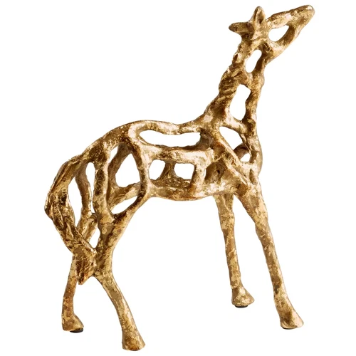 Cyan Design Gold Sculpture Pensive Horse Sculpture Statue Iron Decor $130 New - Picture 1 of 4