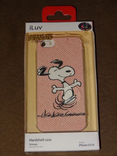 iLuv Orzeszki ziemne Snoopy Hardshell Case iPhone 5S / 5-Darmowa wysyłka-Nowe w opakowaniu - Zdjęcie 1 z 7