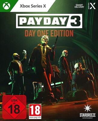 Payday 3 - DayOne-Edition (XBox Series X) (NEU & OVP) (UNCUT) (Blitzversand)