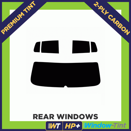 For VW Fox 5-door Hatchback 05-09 Carbon Pre Cut Window Tint 35% Light 2-ply - Picture 2 of 10