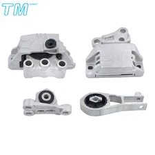 4PCS Engine Motor & Transmission Mount Set For Jeep Renegade 2015-2017 L4 2.4L