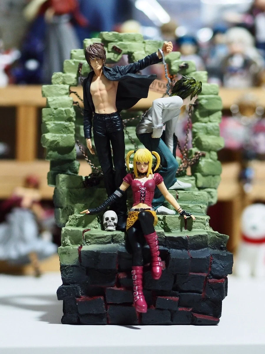 RARE! Death Note Light L Ryuzaki Misa Diorama Figure Shonen Jump