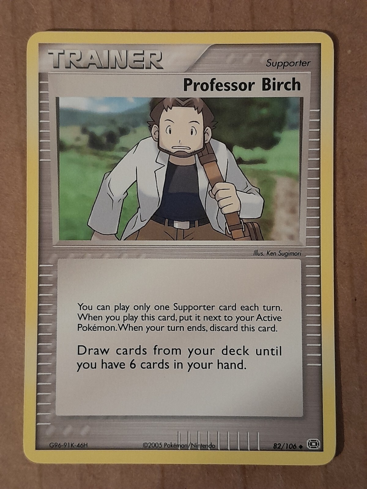 Pokemon Professor Birch 82/106 ex Emerald NM-MINT See Pictures