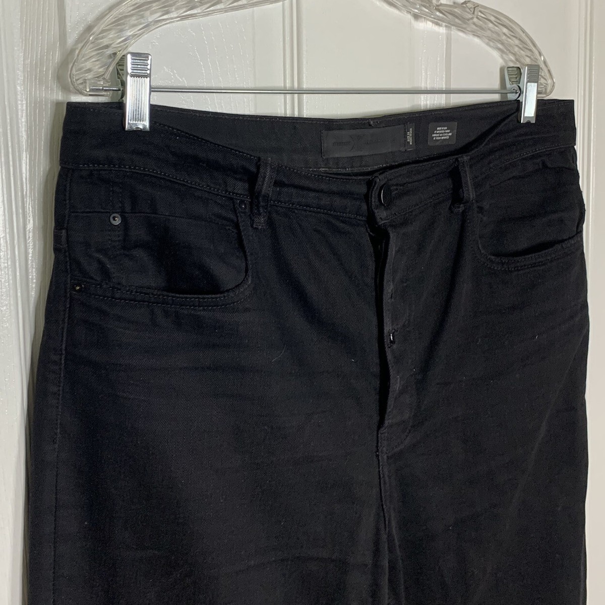 ALEXANDER WANG Denim x Wang 003 Women's Black Boy Fit Jeans $295