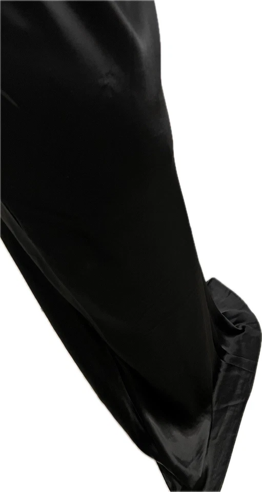 Coleção ABS ~ Vestido formal de noite preto com recorte nas costas decote em V 8 NOVO - Imagem 2 de 4