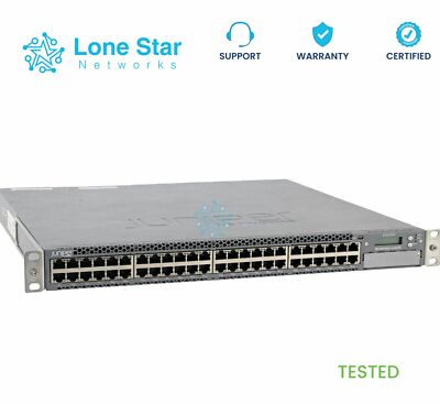 Juniper Networks EX4300-48P 48Port GbE PoE+ Switch 1000Base-T EX 4300 48P