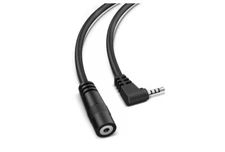 2.5mm Dash Cam Rear View Camera Extension Cable, (6Ft Thicker) 90 Degree Backup