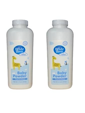 White Rain Baby Powder Talc Free (2) 10oz Bottles