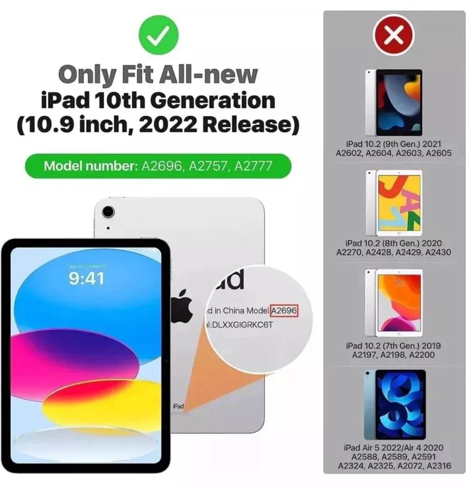 OtterBox Kids Blue Light Guard Glass with Antimicrobial  iPad 10th Gen RRP £37 - Image 3 of 3