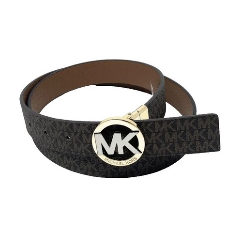 Michael Kors Women’s Size XL MKWB533800C LEATHER Twist Reversible Belt NWT Amazon.com: Michael Kors Womens Twist Reversible Leather  main image 2