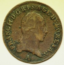 mw27970 Austria  1/2 Kreuzer 1800-A  Franz II   Vienna Mint  KM#2108