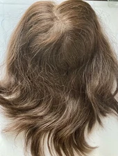 Women 100% Human Hair Topper Top Piece Wiglet Hairpiece 5.5 x 5.5 Base Mono Top