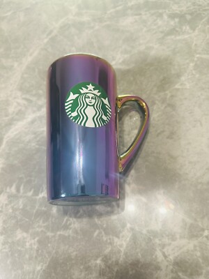 Starbucks 2022 Tall 16 oz Chrome Chameleon Purple Metallic Blue