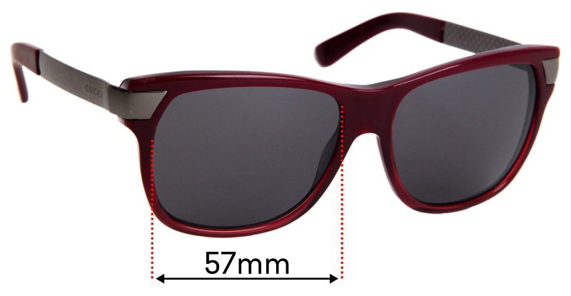 SFx Replacement Sunglass Lenses fits Gucci GG3611/S - 57mm Wide | eBay