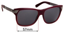 SFx Replacement Sunglass Lenses fits Gucci GG3611/S - 57mm Wide